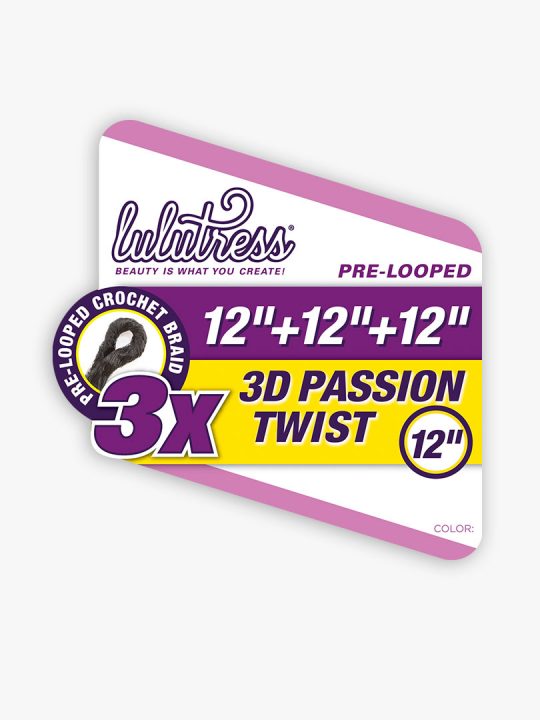 3X 3D PASSION TWIST 12″