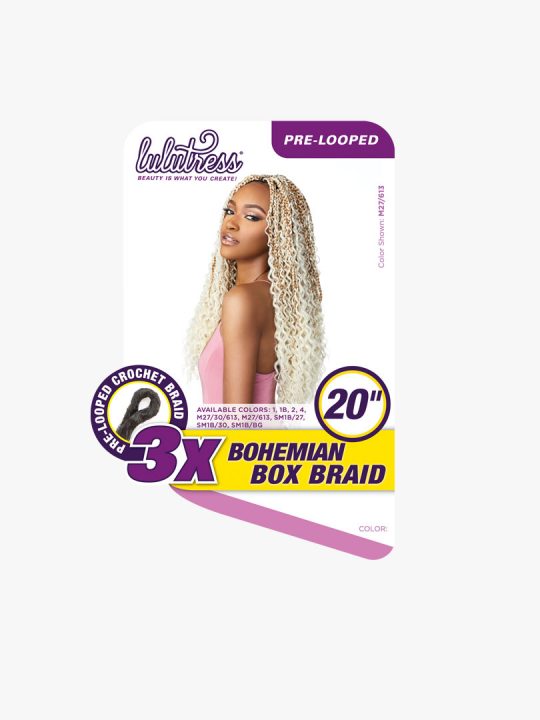 3X BOHEMIAN BOX BRAIDS 20″
