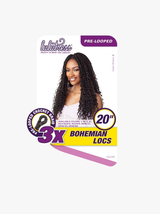 3X BOHEMIAN LOCS 20″