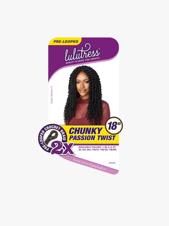 2X CHUNKY PASSION TWIST 18″