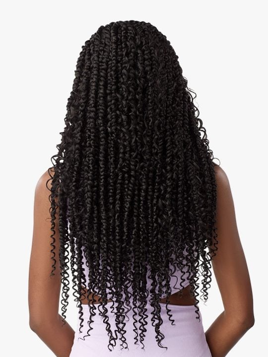 LULUTRESS BOHO PASSION TWIST 24″ Passion twist with boho curls on the sides.