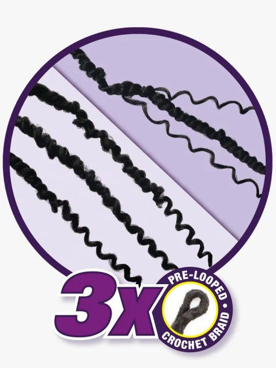 LULUTRESS BOHO PASSION TWIST 24″ Passion twist with boho curls on the sides.