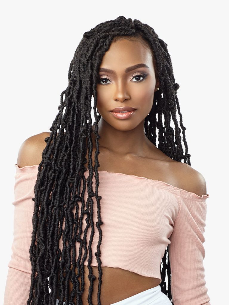 3X DISTRESSED LOCS 40″ Extra-long length distressed locs style