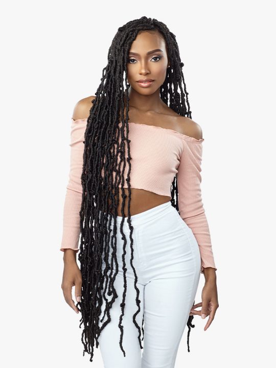 3X DISTRESSED LOCS 40″ Extra-long length distressed locs style