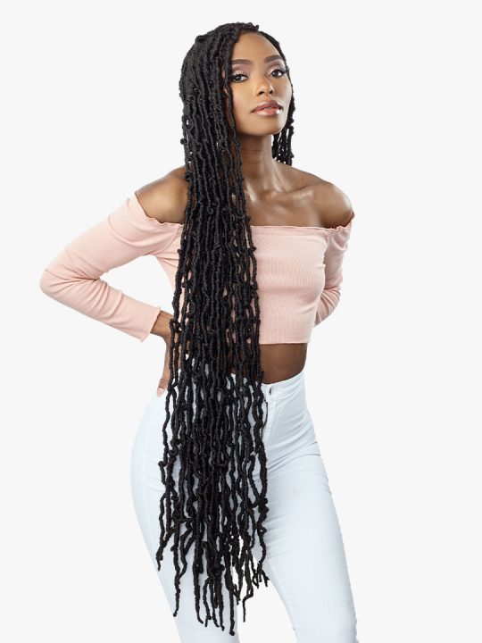 3X DISTRESSED LOCS 40″ Extra-long length distressed locs style