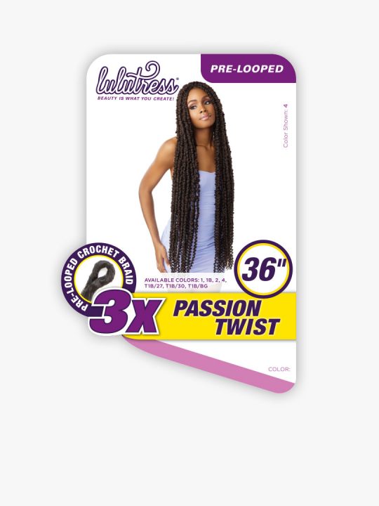 3X PASSION TWIST 36″ Extra-long length Passion Twist style