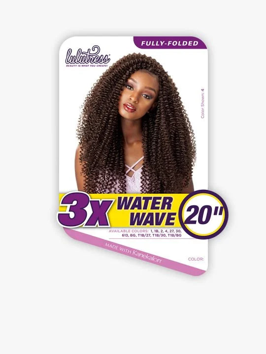 3X WATER WAVE 20″ Perfect for Passion Twist, Butterfly Locs, or style as it is for a great curly style look.