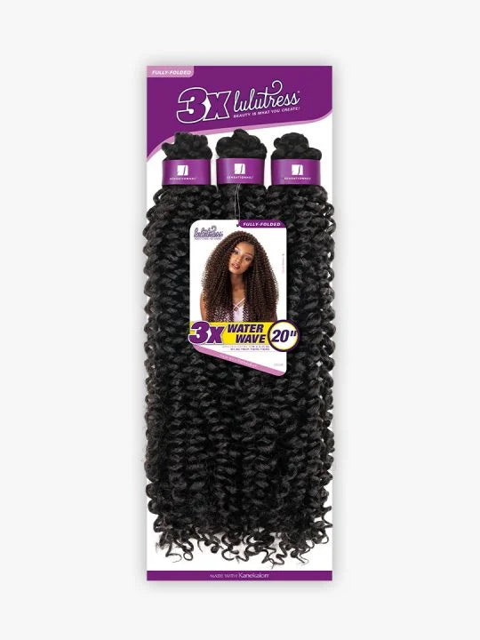 3X WATER WAVE 20″ Perfect for Passion Twist, Butterfly Locs, or style as it is for a great curly style look.