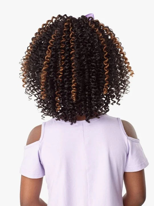 LULU MINI 2X BUBBLE CURL 10″ Bubbly, round curls from start to finish