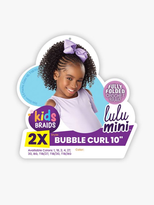 LULU MINI 2X BUBBLE CURL 10″ Bubbly, round curls from start to finish