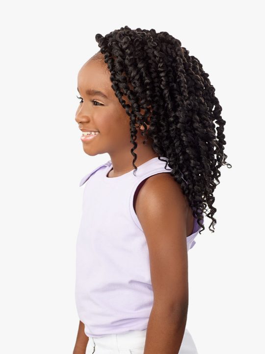 LULU MINI 2X PASSION TWIST 10″ Short Bohemian curly style in 10”