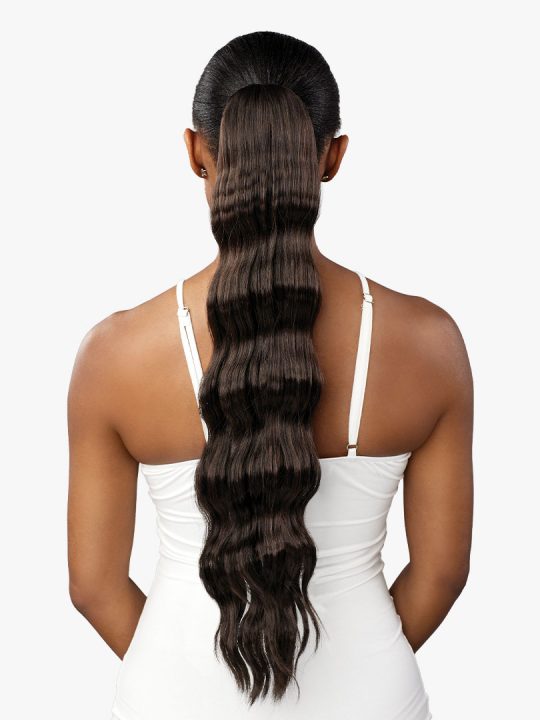 Sensationnel RAYA Drawstring, Easy Styling, Heat Resistant Fiber, LuLuPony, Perfect protective style, Ponytails, Quick simple and stylish