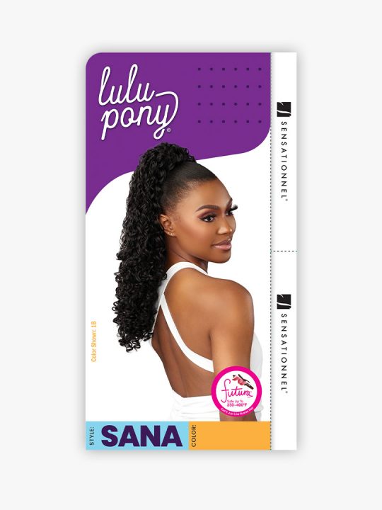 Sensationnel SANA Drawstring, Easy Styling, Heat Resistant Fiber, LuLuPony, Perfect protective style, Ponytails, Quick simple and stylish