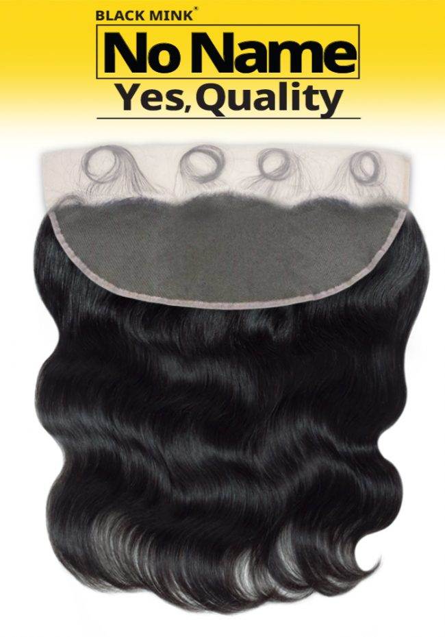 NO NAME 13X4 FRONTAL-BODY WAVE 100% UNPROCESSED VIRGIN HUMAN HAIR
