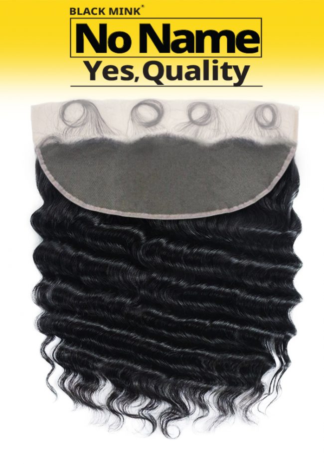 NO NAME 13X4 FRONTAL-LOOSE WAVE 100% UNPROCESSED VIRGIN HUMAN HAIR