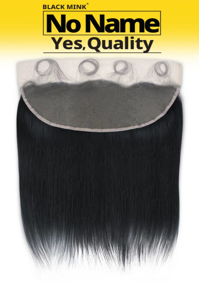 NO NAME 13X4 FRONTAL-STRAIGHT 100% UNPROCESSED VIRGIN HUMAN HAIR
