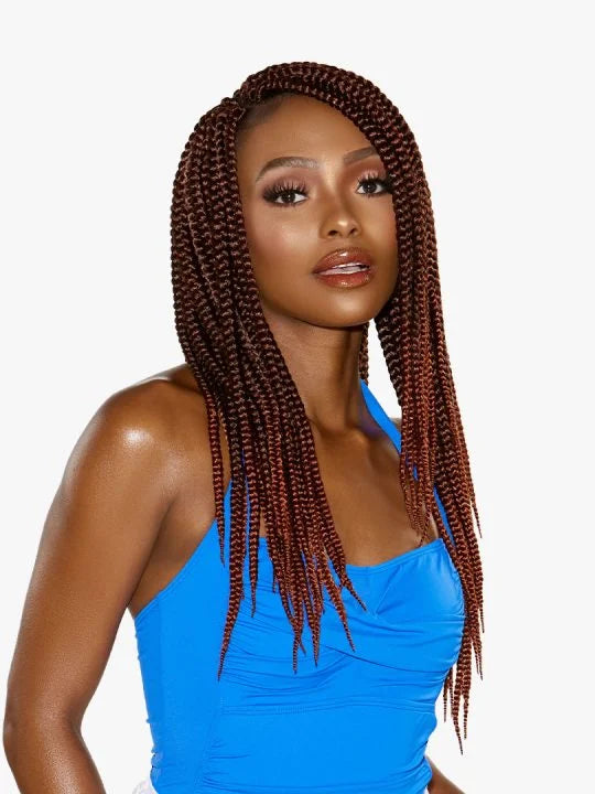 3X RUWA BOX BRAID 18″ Tightly braided box braid style and has 3 bundles in one pack.