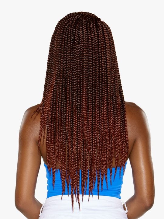 3X RUWA BOX BRAID 18″ Tightly braided box braid style and has 3 bundles in one pack.
