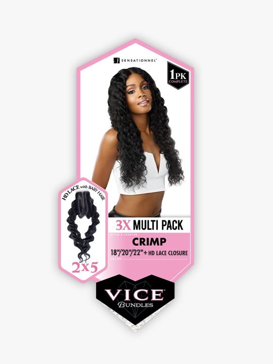 VICE BUNDLES 3X MULTI CRIMP Defined and Unique Crimp Wave style