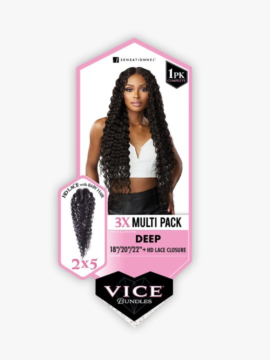 VICE BUNDLES 3X MULTI DEEP Voluminous Deep Wave style