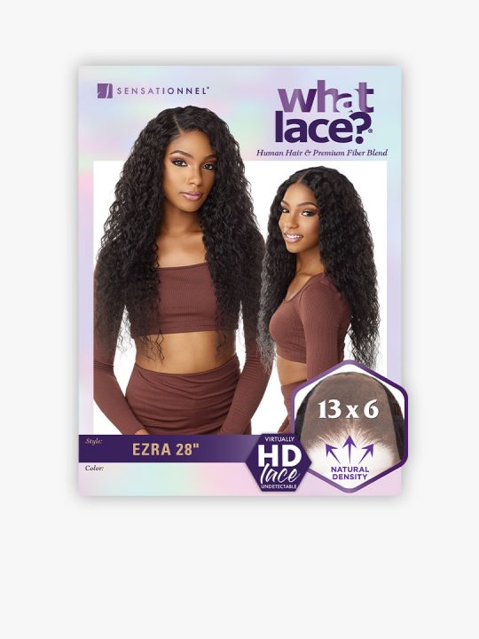 WHAT LACE? HUMAN HAIR BLEND EZRA 28″
