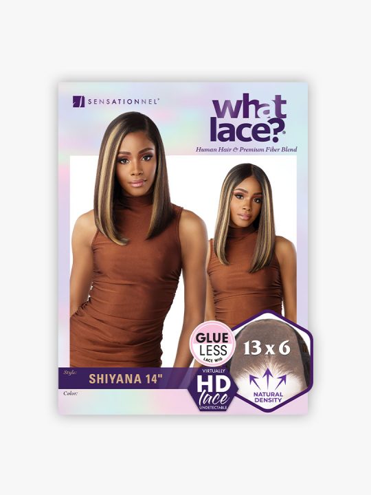 WHAT LACE? HUMAN HAIR BLEND SHIYANA 14″
