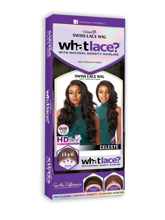 CELESTE 27″ of long Deep Waves, giving glamorous style.