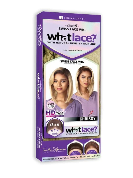 CHRISSY A line bob style with shorter hair length in the back than the front.