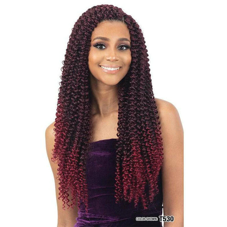 FREETRESS: 3X TAHITI WATER CURL CROCHET BRAIDS 16"