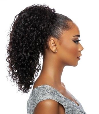 SPANISH WAVE DRAWSTRING PONYTAIL 16"
