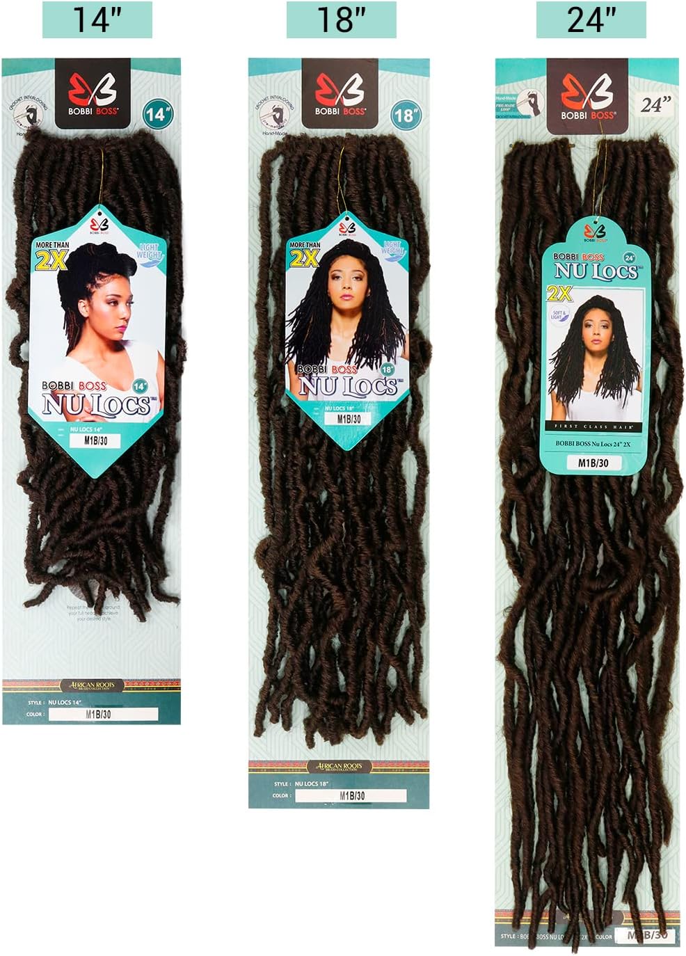 BOBBI BOSS NU LOCS - 2X - 12"- 30"