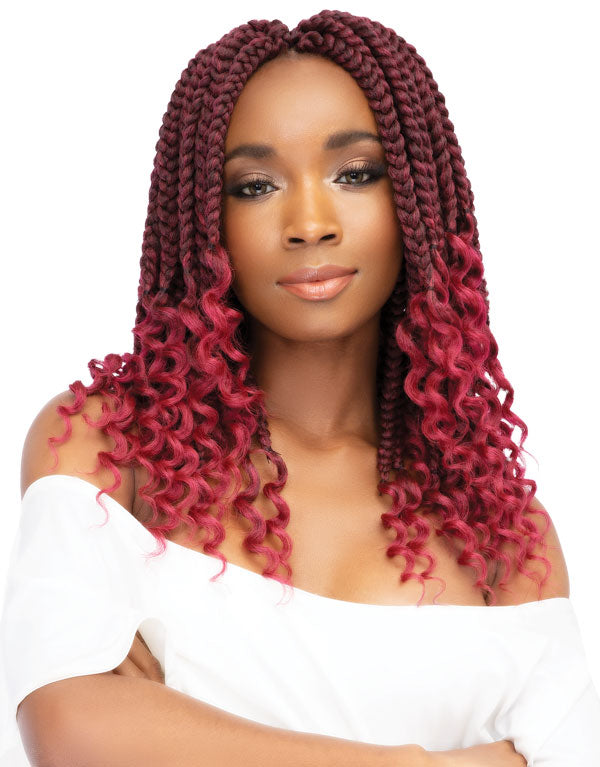 Janet BOX BRAID 12″ CURLY FINISH