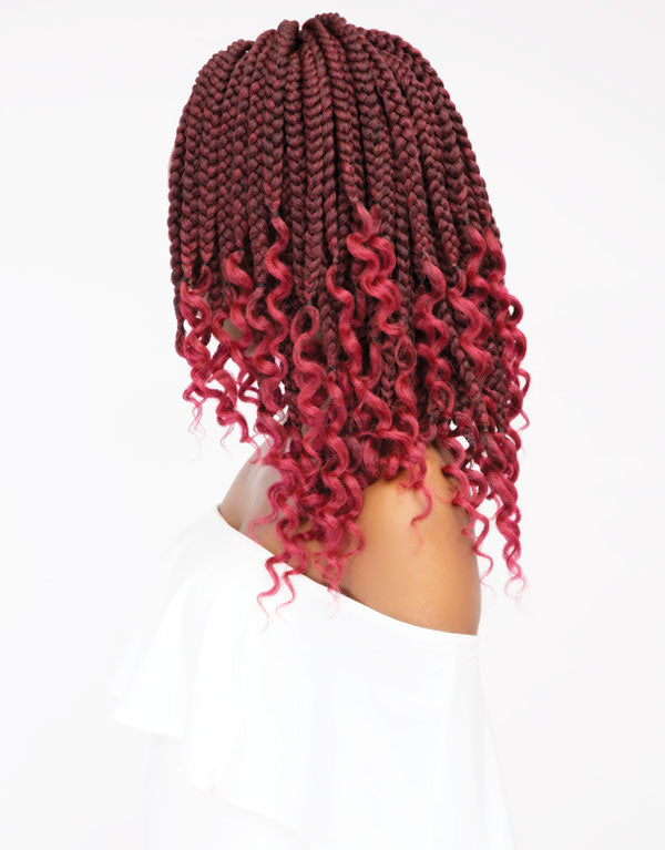 Janet BOX BRAID 12″ CURLY FINISH