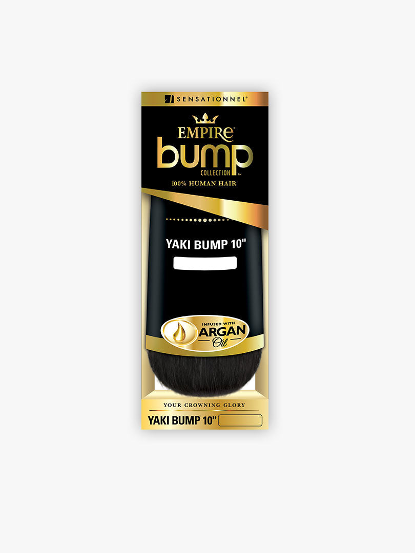 SENSATIONNEL EMPIRE BUMP COLLECTION - YAKI 10" - 100% HUMAN HAIR