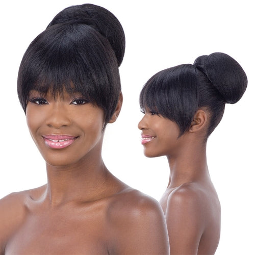 Freetress Equal Synthetic Hair Bun And Bang Coco Bun Bang 2Pcs