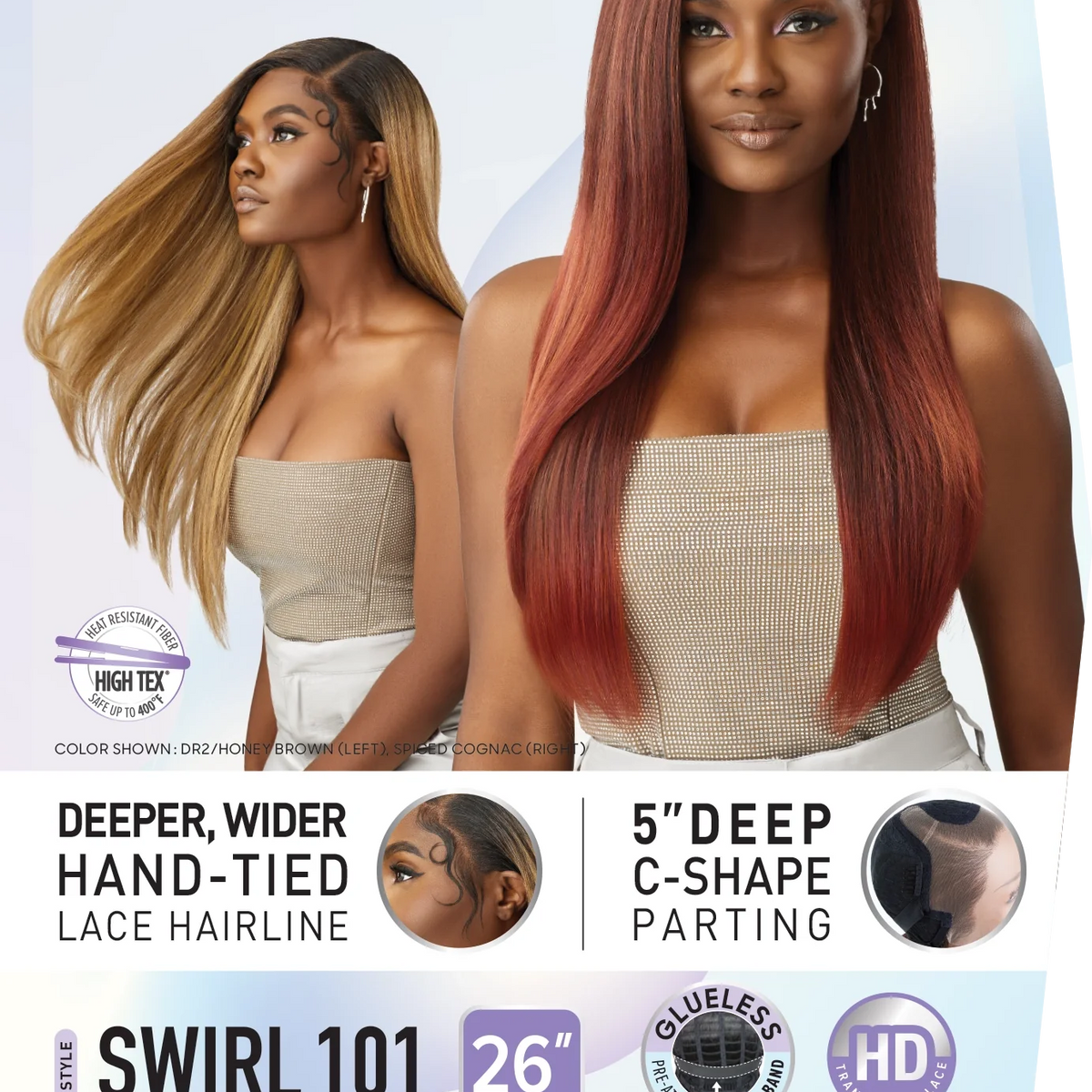 OUTRE MELTED HAIRLINE SWIRLISTA LACE FRONT WIG SWIRL 101 26" Find