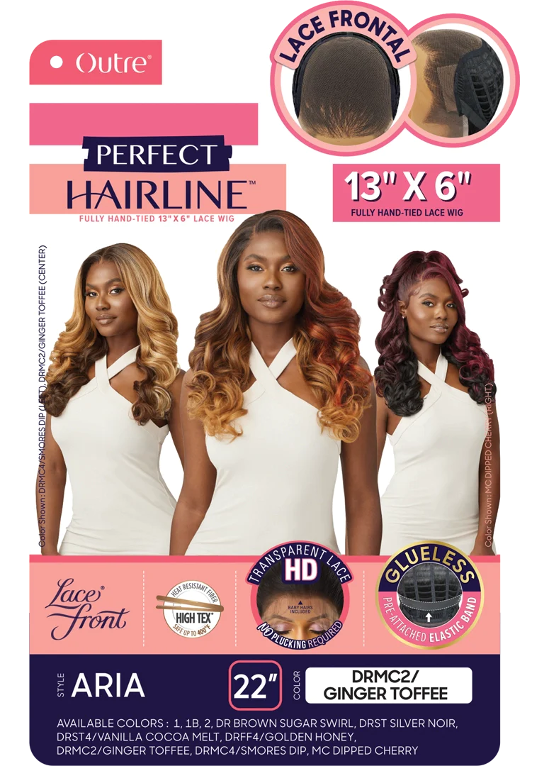 OUTRE PERFECT HAIRLINE FULLY HAND TIED 13x6" LACE WIG - ARIA - 22"