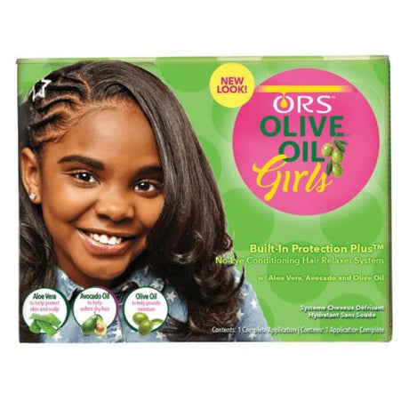 Organic Roots Stimulator Olive Oil Girls No-Lye Conditioning Relaxer System Find Your New Look Today!
