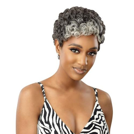 Outre Unprocessed Human Hair Wig Fab N Fly Gray Glamour HH-Dina Find Your New Look Today!