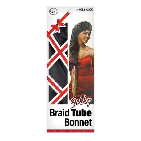 Qfitt Silky Braid Tube Bonnet Black Find Your New Look Today!