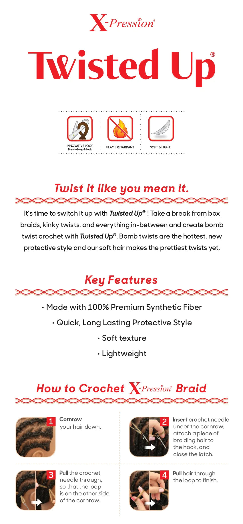 OUTRE X-PRESSION - TWISTED UP - BONITA BUTTERFLY LOCS COILY TIP 12"