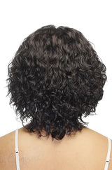 SHORT WAVY/CURLY MIX WIG