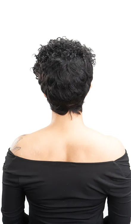 WIG 100% HH SIDE PIXIE CURL