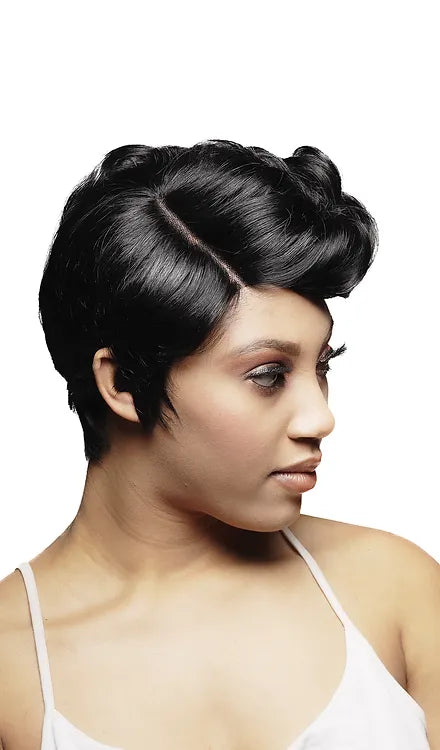 BLACK BOY CUT MESSY WIG H2055