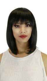 STRAIGHT BLACK WIG H5012