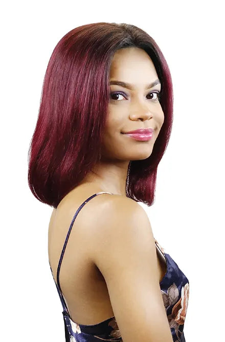 STRAIGHT MAROON WIG H3025