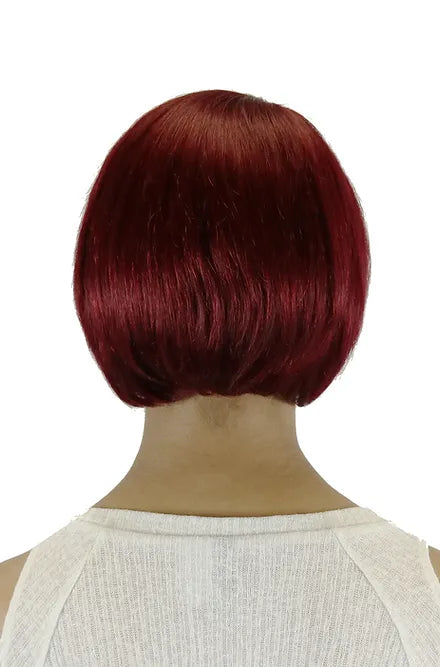 SHORT DARK RED WIG H5010