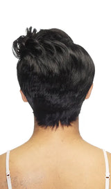 BLACK BOY CUT MESSY WIG H2055