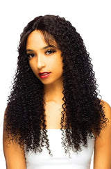 CURLY BLACK WIG VHB21JC