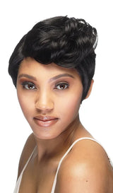 BLACK BOY CUT MESSY WIG H2055